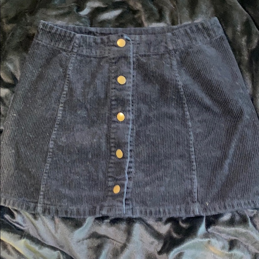 Rue 21 button up corduroy skirt